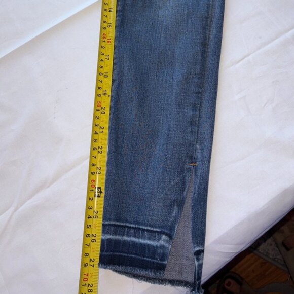 Judy Blue High Waist Skinny Jeans with Side Slit Released Hem (JB-82422) Sz 9/29 - Picture 8 of 15
